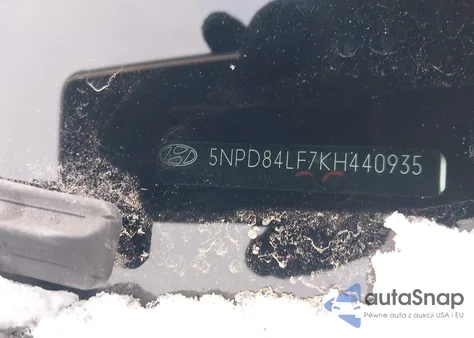 2019 Hyundai Elantra Limited from USA, damaged, VIN 5NPD84LF7KH440935